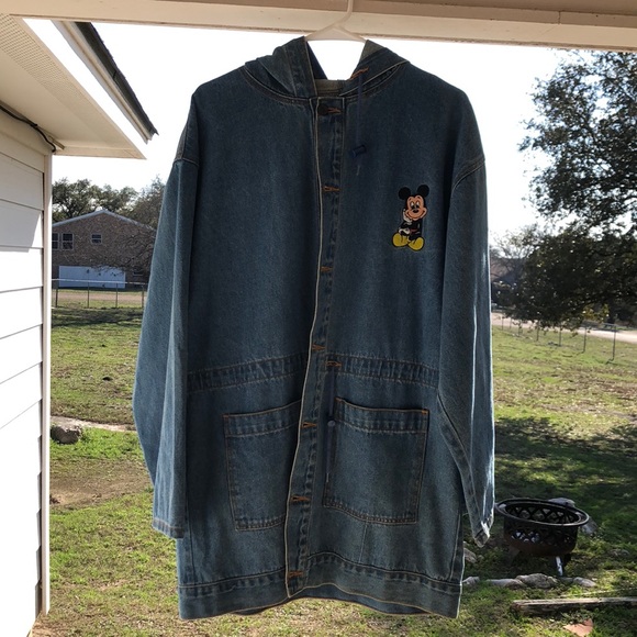 Disney Denim Raincoat - Picture 1 of 1